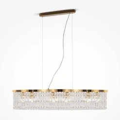 Maytoni Żyrandole|Lampy Kryształowe Wiszące<Dune Gold - - lampa wisząca