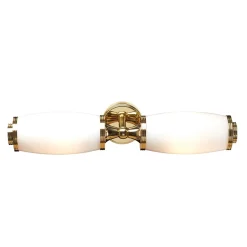 Elstead Lighting Kinkiety I Lampy Na Ścianę|Lampy Do Łazienki<Eliot Led Polished Brass - - kinkiet łazienkowy podwójny