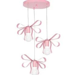 Milagro Lampy Do Pokoju Dziecięcego, Oświetlenie Dla Dzieci<Emma Pink 3 - - lampa wisząca dziecięca