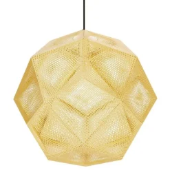 Tom Dixon Żyrandole|Wiszące Ekskluzywne<Etch Ø50 złoty mosiądz - - lampa wisząca złoty mosiądzNapięcie: 230V