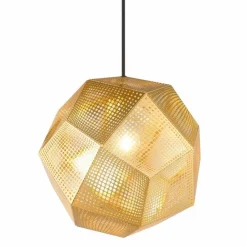 Tom Dixon Żyrandole|Wiszące Ekskluzywne<Etch Ø32 złoty mosiądz - - lampa wisząca złoty mosiądzNapięcie: 230V