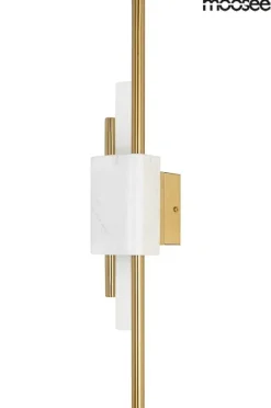 Moosee Kinkiety I Lampy Na Ścianę<Evans Biała / Złota - - lampa ścienna