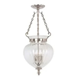 Elstead Lighting Żyrandole|Lampy Wiszące Klasyczne<Finsbury Park Polished Nickel Ø28 - - lampa wisząca klasyczna