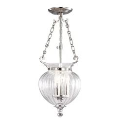 Elstead Lighting Żyrandole|Lampy Do Salonu, Oświetlenie Salonu<Finsbury Park Polished Nickel Ø22 - - lampa wisząca klasyczna