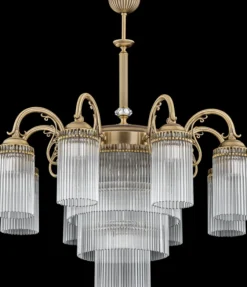 Kutek Żyrandole|Lampy Do Salonu, Oświetlenie Salonu<Fiore ZW-8+1 - - lampa wisząca
