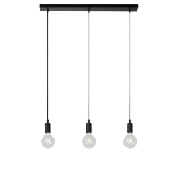 Lucide Żyrandole|Lampy Do Salonu, Oświetlenie Salonu<Fix L75 czarny - - lampa wisząca czarnyNapięcie: 230V
