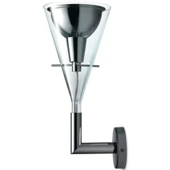 Fontana Arte Kinkiety I Lampy Na Ścianę|Ekskluzywne I Luksusowe Kinkiety<Flûte H46 przezroczysty - - lampa ścienna przezroczystyNapięcie: 230V