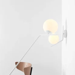 Artera Kinkiety I Lampy Na Ścianę|Kinkiety Nowoczesne<Gallia Wall White - - kinkiet