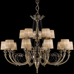 Possoni Żyrandole|Lampy Wiszące Klasyczne<Ginevra 859/10+5 - - lampa wisząca