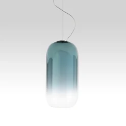 Artemide Wiszące Ekskluzywne|Lampy Do Salonu, Oświetlenie Salonu<Gople Mini Ø14.5 niebieski - - lampa wisząca niebieskiNapięcie: 230V