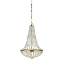 Markslu00f6jd Lampy Wiszące Klasyczne|Lampy Kryształowe Wiszące<Granso gold Ø50 - Markslojd - lampa wisząca klasyczna