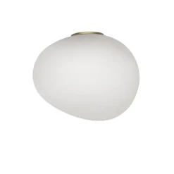 Foscarini Kinkiety I Lampy Na Ścianę|Ekskluzywne I Luksusowe Kinkiety<Gregg Midi H21 - - lampa ścienna biały, złoty