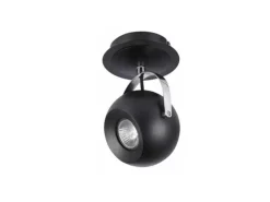 AZzardo Kinkiety I Lampy Na Ścianę|Kinkiety Nowoczesne<GULIA Black - - kinkiet