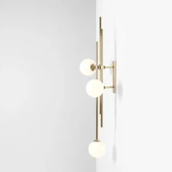 Artera Kinkiety I Lampy Na Ścianę|Kinkiety Nowoczesne<Harmony 3 Wall Gold - - kinkiet
