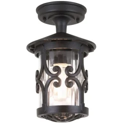 Elstead Lighting Lampy Zewnętrzne Sufitowe Na Taras I Dom|Lampy Ogrodowe, Oświetlenie Do Ogrodu<Hereford Black H26 - - lampa sufitowa ogrodowa