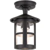 Elstead Lighting Lampy Zewnętrzne Sufitowe Na Taras I Dom|Lampy Ogrodowe, Oświetlenie Do Ogrodu<Hereford Black H24 - - lampa sufitowa ogrodowa