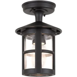 Elstead Lighting Lampy Zewnętrzne Sufitowe Na Taras I Dom|Lampy Ogrodowe, Oświetlenie Do Ogrodu<Hereford Black H24 - - lampa sufitowa ogrodowa