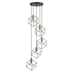 Ideal Lux Żyrandole<Ice Sp5 - - lampa wisząca
