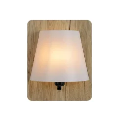 Lucide Kinkiety I Lampy Na Ścianę|Lampy Do Sypialni, Oświetlenie Do Sypialni<Idaho H25 drewno - - lampa ścienna drewnoNapięcie: 230V