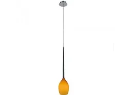 AZzardo Lampy Do Salonu, Oświetlenie Salonu|Lampy Wiszące Nad Ladę Kuchenną<Izza 1 Amber - - lampa wisząca
