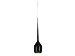 AZzardo Lampy Do Salonu, Oświetlenie Salonu|Lampy Do Kuchni, Oświetlenie Kuchenne<Izza 1 Black - - lampa wisząca
