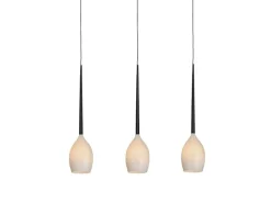 AZzardo Żyrandole|Lampy Do Salonu, Oświetlenie Salonu<IZZA 3 SHINY WHITE - - lampa wisząca