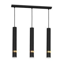 Milagro Żyrandole|Nowoczesne Lampy Wiszące<Joker Black-Gold III - - lampa wisząca nowoczesna