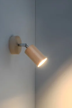 SOLLUX LIGHTING Kinkiety I Lampy Na Ścianę|Lampy Do Salonu, Oświetlenie Salonu<Kinkiet BERG - Sollux Naturalne drewno