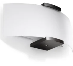 SOLLUX LIGHTING Kinkiety I Lampy Na Ścianę|Lampy Do Salonu, Oświetlenie Salonu<Kinkiet EMILIO - Sollux Wenge, Biały