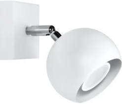 SOLLUX LIGHTING Kinkiety I Lampy Na Ścianę|Lampy Do Sypialni, Oświetlenie Do Sypialni<Kinkiet OCULARE - Sollux Biały