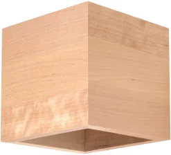 SOLLUX LIGHTING Kinkiety I Lampy Na Ścianę|Lampy Tuby<Kinkiet QUAD - Sollux Naturalne drewno