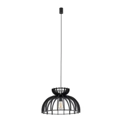 Nowodvorski Lampy Drewniane|Żyrandole<Kymi Black C - - lampa wisząca