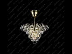 Glass LPS Lampy Kryształowe Wiszące<L17 555/02/4 - - lampa wisząca kryształowa