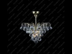 Glass LPS Lampy Kryształowe Wiszące<L17 555/04/4 - - lampa wisząca kryształowa