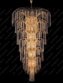 Glass LPS Stylowe Lampy Wiszące|Lampy Kryształowe Wiszące<L15 775/19/6 - - lampa wisząca kryształowa
