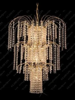 Glass LPS Stylowe Lampy Wiszące|Lampy Kryształowe Wiszące<L15 775/07/6 - - lampa wisząca kryształowa