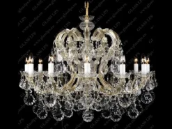 Glass LPS Stylowe Lampy Wiszące|Lampy Kryształowe Wiszące<L14 003/12/2 - - lampa wisząca kryształowa