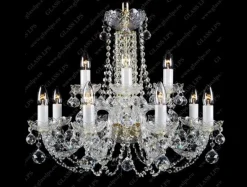 Glass LPS Stylowe Lampy Wiszące|Lampy Kryształowe Wiszące<L11 007/12/4; F 2 floor - - kryształowy żyrandol