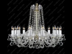 Glass LPS Stylowe Lampy Wiszące|Lampy Kryształowe Wiszące<L11 007/12/4; F 1 floor - - kryształowy żyrandol