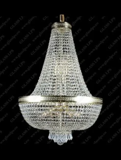 Glass LPS Stylowe Lampy Wiszące|Lampy Kryształowe Wiszące<L15 571/12/3; F 1 floor - - kryształowy żyrandol