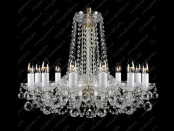 Glass LPS Stylowe Lampy Wiszące|Lampy Kryształowe Wiszące<L11 007/12/4, F 1 floor - - lampa wisząca kryształowa