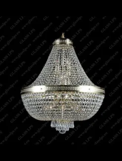 Glass LPS Stylowe Lampy Wiszące|Lampy Kryształowe Wiszące<L15 571/12/3; F 1 floor, short 55 - - kryształowy żyrandol