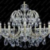Glass LPS Stylowe Lampy Wiszące|Lampy Kryształowe Wiszące<L14 003/12/1; F cut, GOLD - - kryształowy żyrandol
