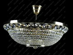 Glass LPS Plafony Kryształowe<L15 166/07/6; F tube - - kryształowa lampa sufitowa