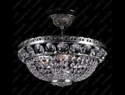 Glass LPS Plafony Kryształowe<L15 165/03/6; F tube, Ni - - kryształowa lampa sufitowa