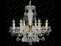 Glass LPS Stylowe Lampy Wiszące|Lampy Kryształowe Wiszące<L11 009/06/4; GOLD, lip. - - kryształowy żyrandol