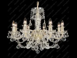 Glass LPS Stylowe Lampy Wiszące|Lampy Kryształowe Wiszące<L11 009/08/4; GOLD, lip. - - kryształowy żyrandol
