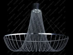 Glass LPS Lampy Kryształowe Wiszące<L17 574/08/6; Ni - - kryształowy żyrandol