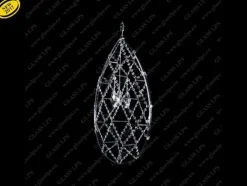 Glass LPS Lampy Kryształowe Wiszące<L17 060/01/6; Ni - - kryształowy żyrandol