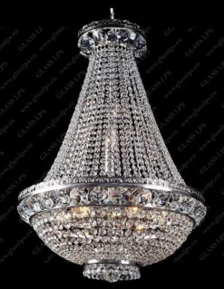 Glass LPS Stylowe Lampy Wiszące|Lampy Kryształowe Wiszące<L15 557/08/6; Ni - - kryształowy żyrandol